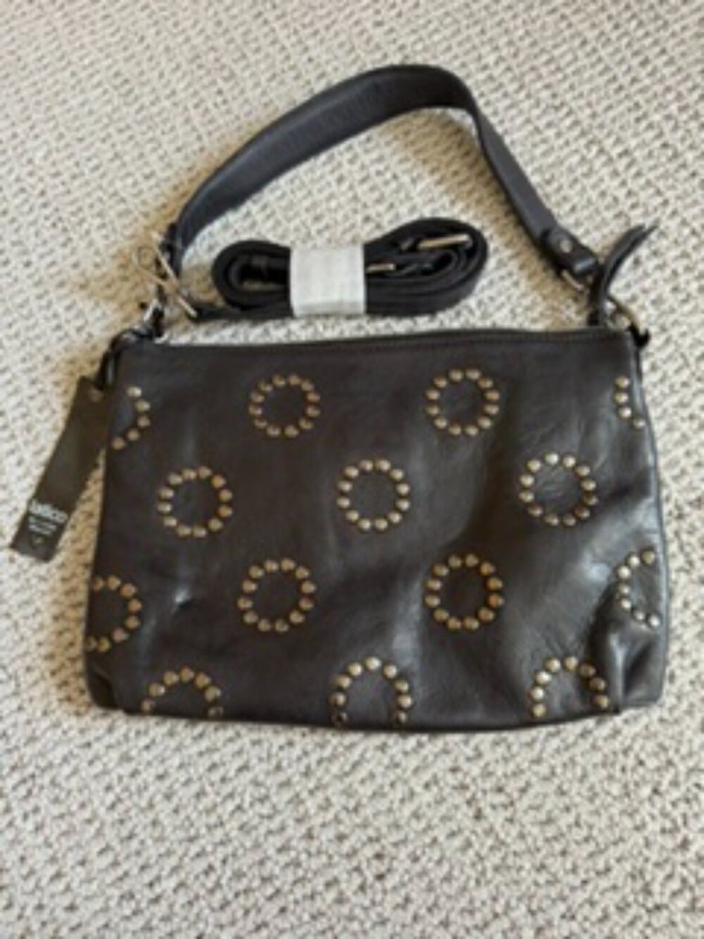 Stevie Leather Crossbody Bag by latico